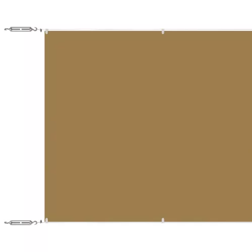 Bézs oxford-szövet függőleges napellenző 100 x 1200 cm