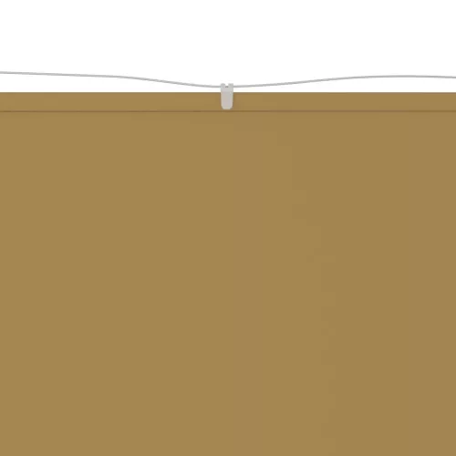 Bézs oxford-szövet függőleges napellenző 140x270 cm