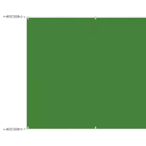Világoszöld oxford-szövet függőleges napellenző 100 x 1000 cm