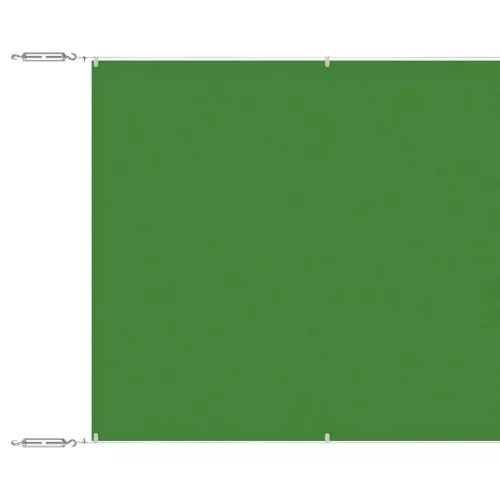 Világoszöld oxford-szövet függőleges napellenző 100 x 1200 cm