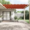 Terrakotta oxford-szövet függőleges napellenző 100 x 1200 cm