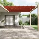 Terrakotta oxford-szövet függőleges napellenző 140x420 cm