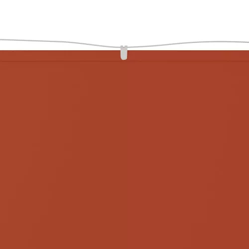 Terrakotta oxford-szövet függőleges napellenző 140 x 800 cm