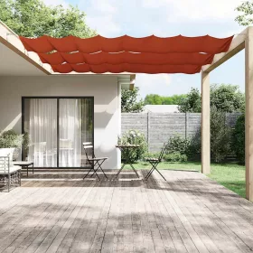   Terrakotta oxford-szövet függőleges napellenző 180 x 1000 cm