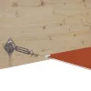 Terrakotta oxford-szövet függőleges napellenző 180 x 1200 cm