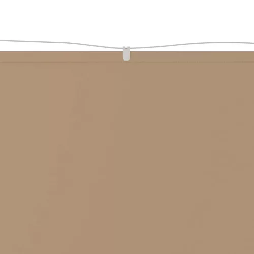 Tópszínű oxford-szövet függőleges napellenző 60 x 1200 cm