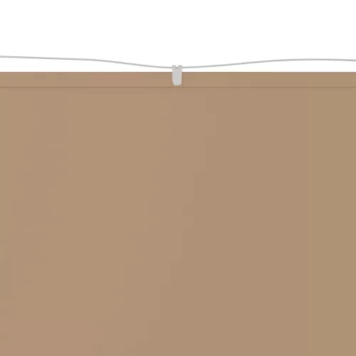 Tópszínű oxford-szövet függőleges napellenző 100 x 1200 cm