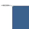 Kék oxford-szövet függőleges napellenző 60x1000 cm