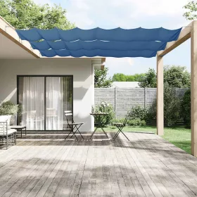 Kék oxford-szövet függőleges napellenző 100x1200 cm