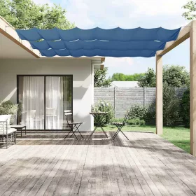 Kék oxford-szövet függőleges napellenző 140x1200 cm