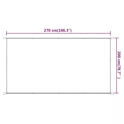 Kék oxford-szövet függőleges napellenző 200x270 cm