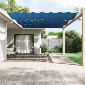 Kék oxford-szövet függőleges napellenző 200 x 420 cm
