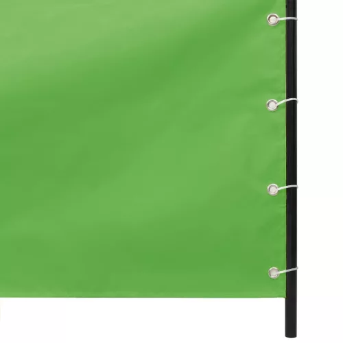 Világoszöld oxford-szövet erkélyparaván 100 x 240 cm