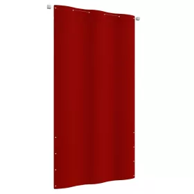 Piros oxford-szövet erkélyparaván 120 x 240 cm
