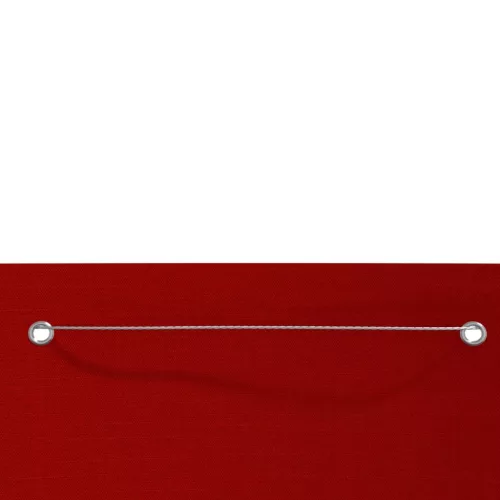 Piros oxford-szövet erkélyparaván 120 x 240 cm