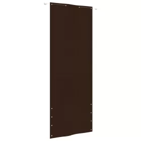 Barna oxford-szövet erkélyparaván 80 x 240 cm