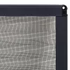 Antracitszürke alumínium pliszé ablakszúnyogháló 60 x 80 cm