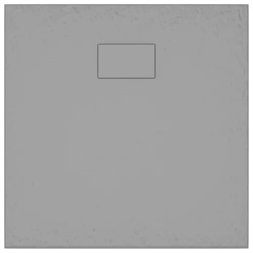 Szürke SMC zuhanytálca 80 x 80 cm