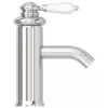 Krómozott felületű fürdőszobai mosdócsaptelep 130 x 180 mm