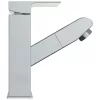 Krómozott kihúzható fürdőszobai mosdócsaptelep 157 x 172 mm