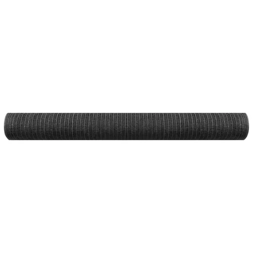 Antracitszürke HDPE belátásgátló háló 1,5 x 25 m 75 g/m²