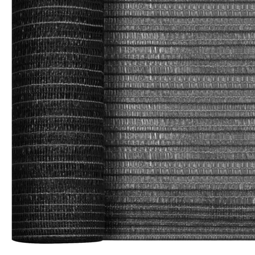 Antracitszürke HDPE belátásgátló háló 3,6 x 25 m 195 g/m²