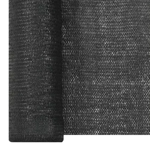 Fekete HDPE belátásgátló háló 1,2 x 25 m 150 g/m²