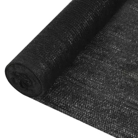 Fekete HDPE belátásgátló háló 1 x 50 m 195 g/m²