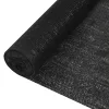 Fekete HDPE belátásgátló háló 1,2 x 50 m 195 g/m²