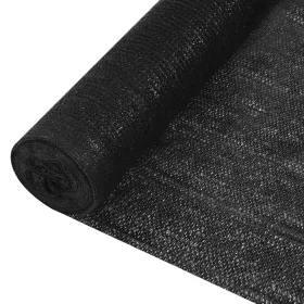 Fekete HDPE belátásgátló háló 1,5 x 50 m 195 g/m²