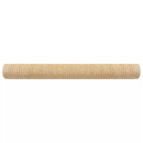 Bézs HDPE belátásgátló háló 1 x 50 m 150 g/m²