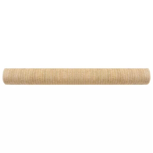 Bézs HDPE belátásgátló háló 1,5 x 50 m 150 g/m²