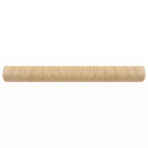 Bézs HDPE belátásgátló háló 1 x 10 m 195 g/m²