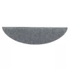 5 db öntapadós lépcsőszőnyeg 56 x 17 x 3 cm világosszürke félkör alakú