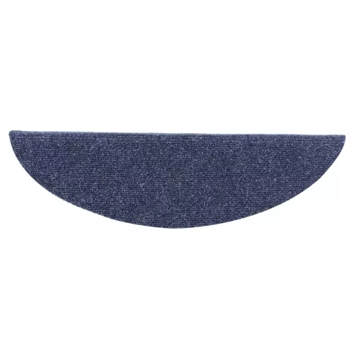 5 db öntapadós lépcsőszőnyeg 56 x 17 x 3 cm kék félkör alakú