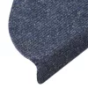 10 db öntapadós lépcsőszőnyeg, 56 x 17 x 3 cm, kék, félkör alakú