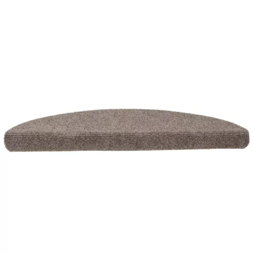 10 db öntapadós lépcsőszőnyeg 56 x 17 x 3 cm bézs félkör alakú
