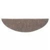 10 db öntapadós lépcsőszőnyeg 56 x 17 x 3 cm bézs félkör alakú