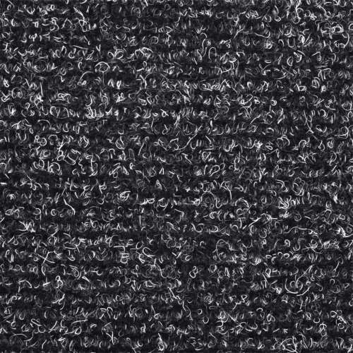 10 db öntapadós lépcsőszőnyeg, 65 x 21 x 4 cm, sötétszürke, nagy félkör alakú