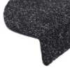 5 db öntapadós lépcsőszőnyeg 65 x 21 x 4 cm fekete, nagy félkör alakú