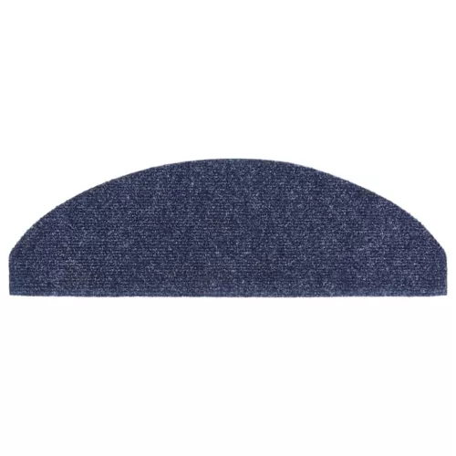 10 db öntapadós lépcsőszőnyeg 65 x 21 x 4 cm kék félkör alakú nagy