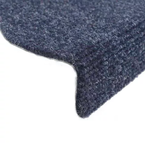 10 db öntapadós lépcsőszőnyeg 65 x 21 x 4 cm kék félkör alakú nagy