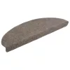 5 db öntapadós lépcsőszőnyeg 65 x 21 x 4 cm bézs félkör alakú nagy