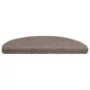 5 db öntapadós lépcsőszőnyeg 65 x 21 x 4 cm bézs félkör alakú nagy