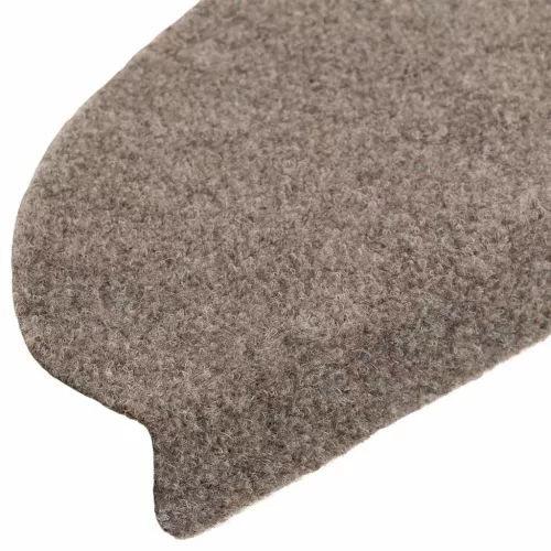 5 db öntapadós lépcsőszőnyeg 65 x 21 x 4 cm bézs félkör alakú nagy