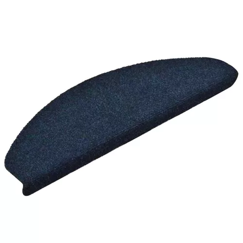 5 db öntapadós lépcsőszőnyeg 65 x 21 x 4 cm sötétkék félkör alakú nagy