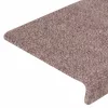 5 db öntapadós lépcsőszőnyeg 65 x 21 x 4 cm krémszínű téglalap alakú széllel