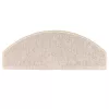 10 db lépcsőszőnyeg 65 x 24 x 4 cm bézs félkör alakú, nagy