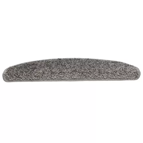 10 db szürke, félkör alakú, nagy lépcsőszőnyeg 65 x 21 x 4 cm