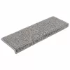 10 db szürke lépcsőszőnyeg, téglalap alakú széllel, 65 x 21 x 4 cm